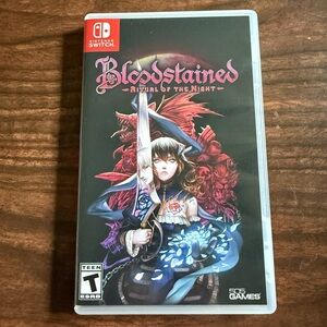 Nintendo Switch Bloodstained: Ritual of the Night - Red and Black Cover
